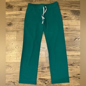 FIGS hunter green Livingston pants